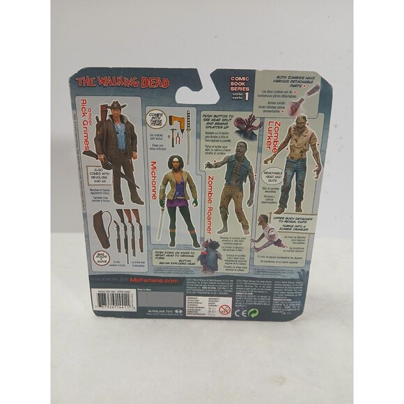 Officer Rick Grimes The Walking Dead Comic Book Series 1 Figure - Picture 4 of 4